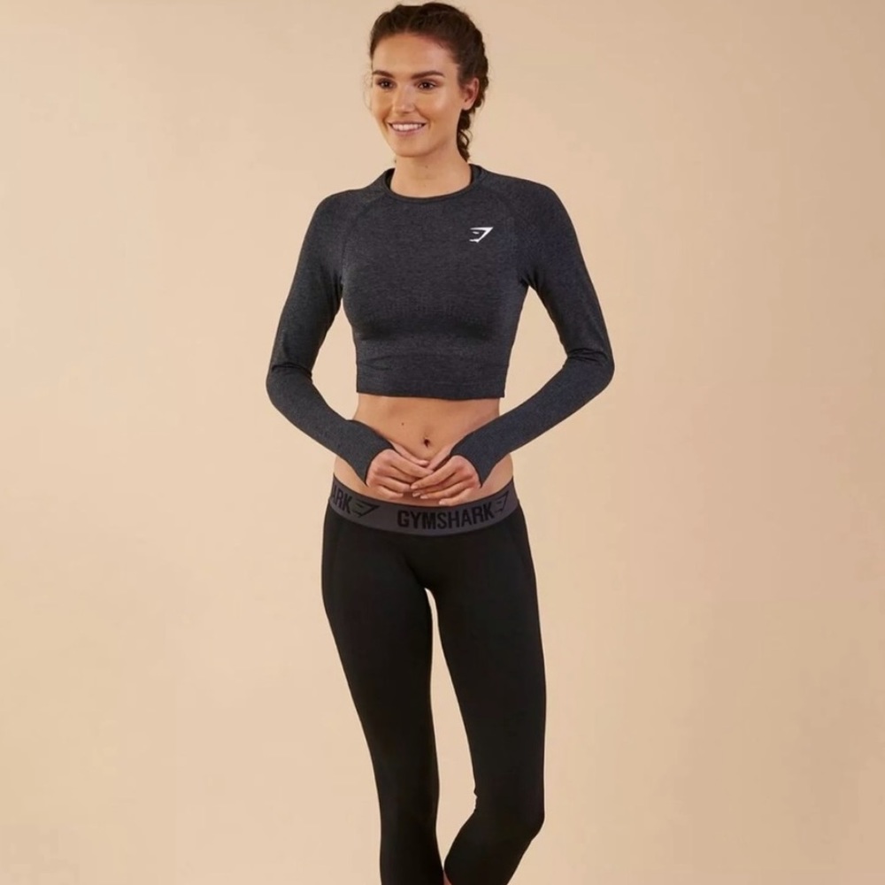 NWT Gymshark Vital Seamless LS Crop Top